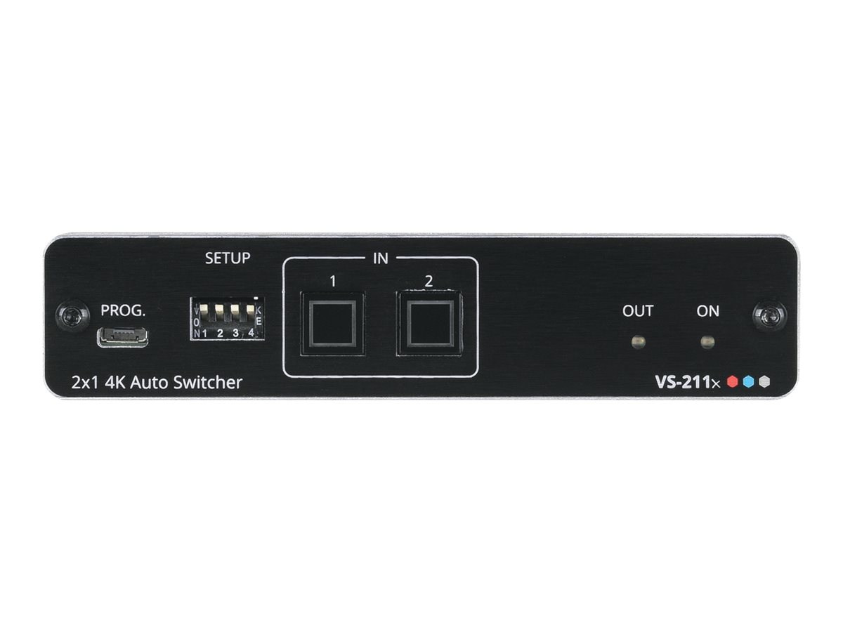 Kramer DigiTOOLS VS-211X 2x1 4K HDR HDMI Auto Switcher Schwarz