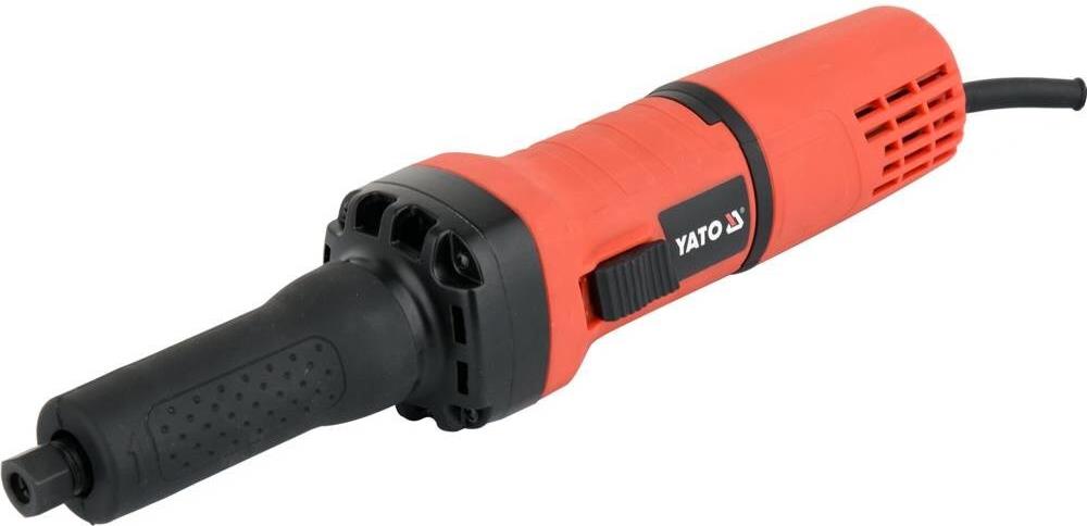 YATO Profi Elektro Geradeschleifer mit 750 Watt, variable Drehzahl von bis zu 30000 U/min, 6 mm Aufnahme, Stabschleifer elektrisch Hand Schleifer (YT-82080)
