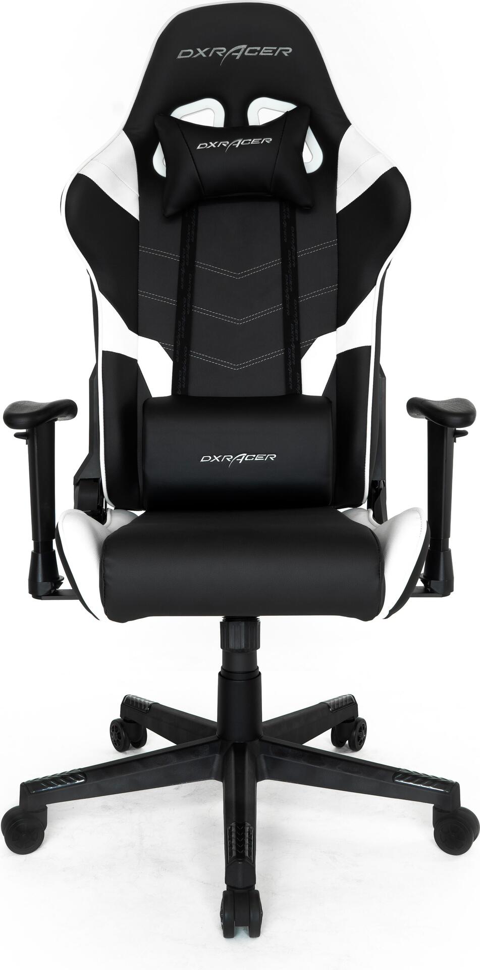 DXRacer Racer P Gaming-Sessel Gepolsterter PF188-NW ausgestopfter OH- Sitz Schwarz