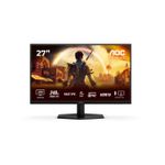 AOC Q27G42ZE, Gaming-Monitor - (68.6 cm (27 Zoll), schwarz (matt), QHD, Fast-IPS, Adaptive-Sync, HDR, 240Hz Panel) [Energieklasse F] (Q27G42ZE)