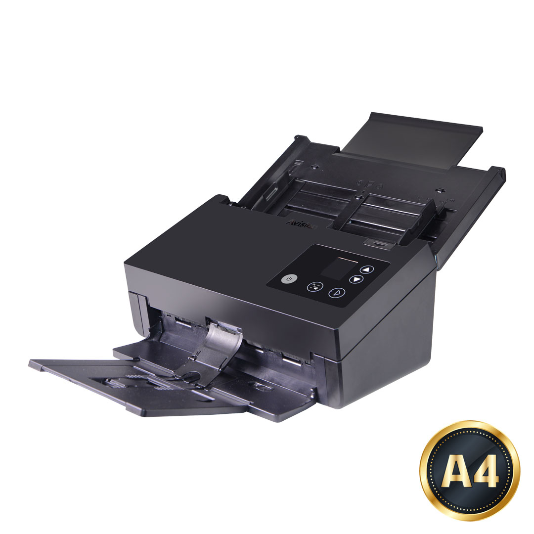 Avision AD370N Dokumentenscanner Duplex 600 dpi 100 Blatt ADF Schwarz