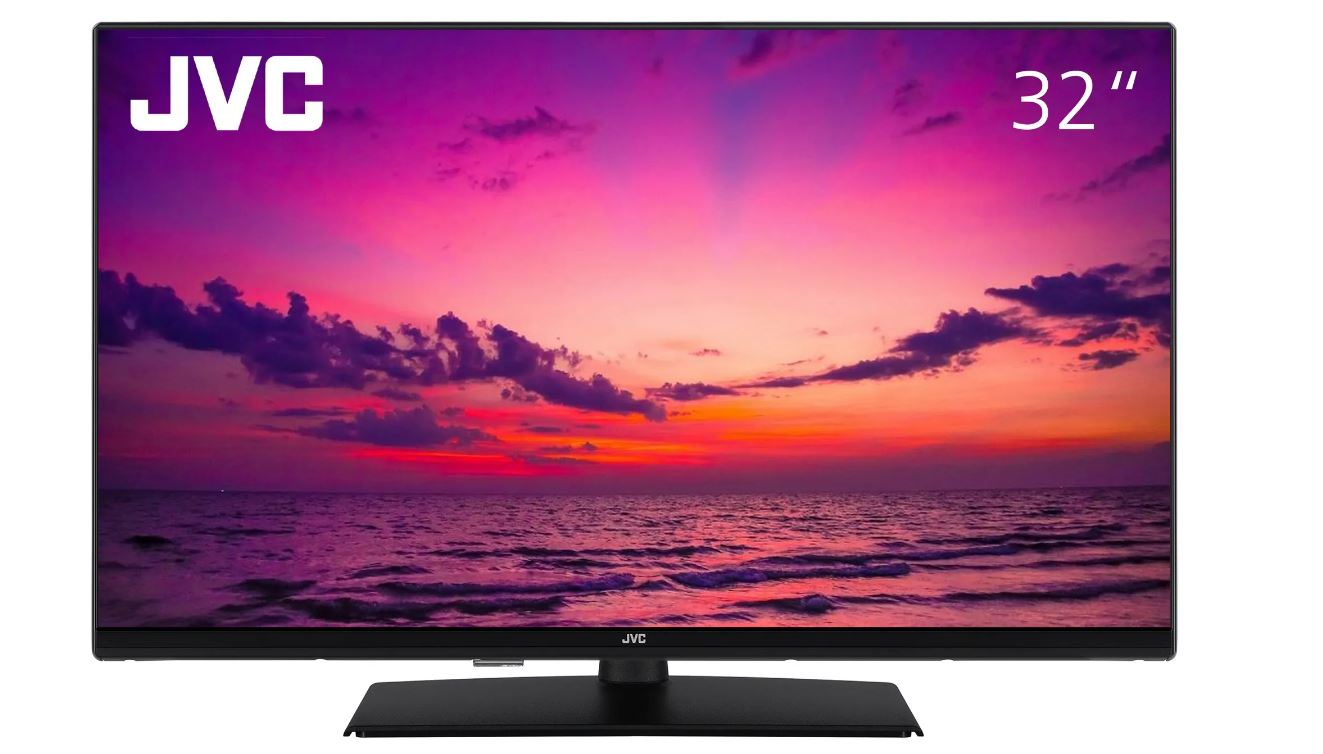 JVC LT-32VH4455 32 Zoll Fernseher (HD Ready, LED TV, Triple-Tuner) schwarz [Energieklasse E] (823636)