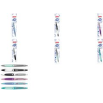 herlitz Druckkugelschreiber my.pen, schwarz/weiß Strichstärke: 0,6 mm, Strichfarbe: blau, Kunststoff-Schaft, - 1 Stück (50028276)