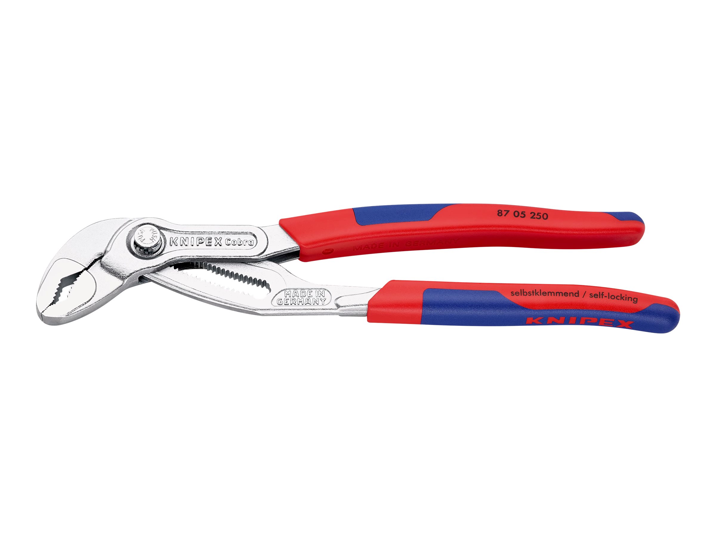 Knipex KNIPEX Cobra Hightech-Wasserpumpenzange 250 mm Blau, Rot