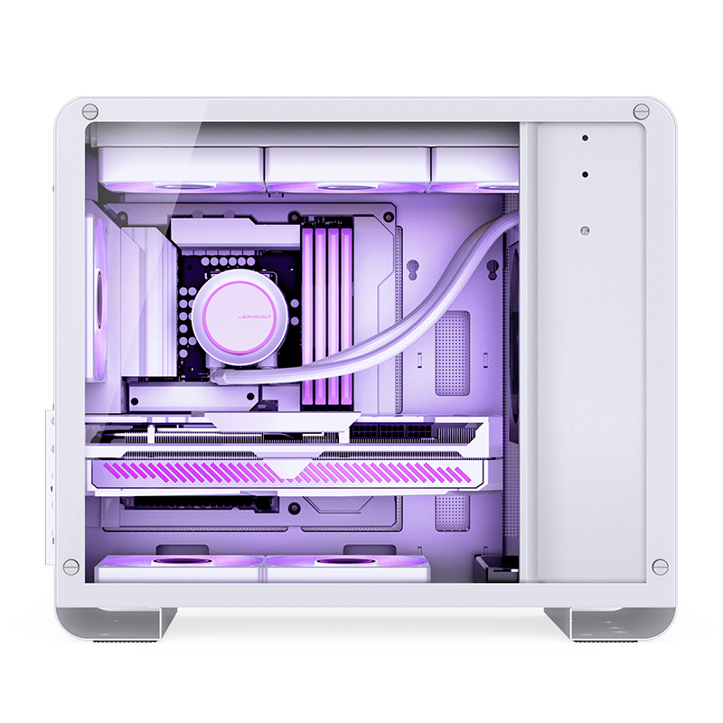 Jonsbo U4 Mini Mini Tower Systemgehäuse Tempered Glass Weiß