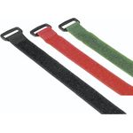 Hama Klett-Kabelbinder mit Öse, wiederverwendbar, 20 x 250 mm, farbig, 9 Stück (00221006)