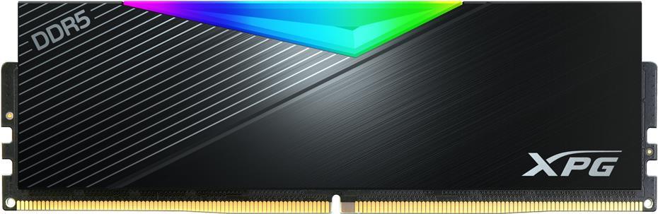 Adata XPG LANCER RGB - DDR5 - Modul - 16 GB - DIMM 288-PIN - 5200 MHz / PC5-41600 - CL38 - 1.25 V - ungepuffert - on-die ECC - Schwarz (AX5U5200C3816G-CLARBK)