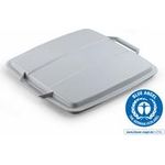 Durable Deckel Eco für Durabin 90L quadratisch grau (1800506050)