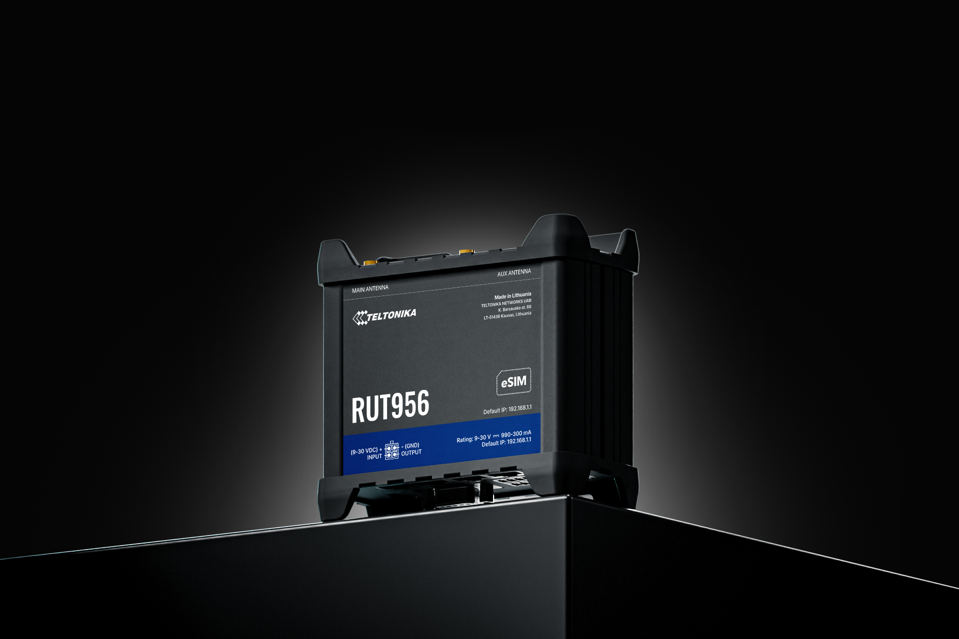 Teltonika RUT956 Wireless Router 4G LTE Schwarz