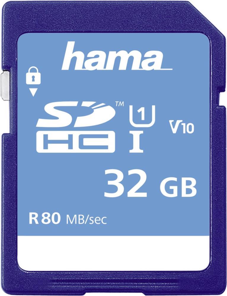 Hama 00181095 Speicherkarte 32 GB SDHC Klasse 10 UHS-I (00181095)