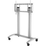 PEERLESS SR598W fahrbarer Rollwagen 139,7cm 139,70cm (55") bis 248,9cm 248,90cm (98") 136Kg 360Grad schwenk u drehbar 5Grad neigbar Farbe Weiss (SR598W)