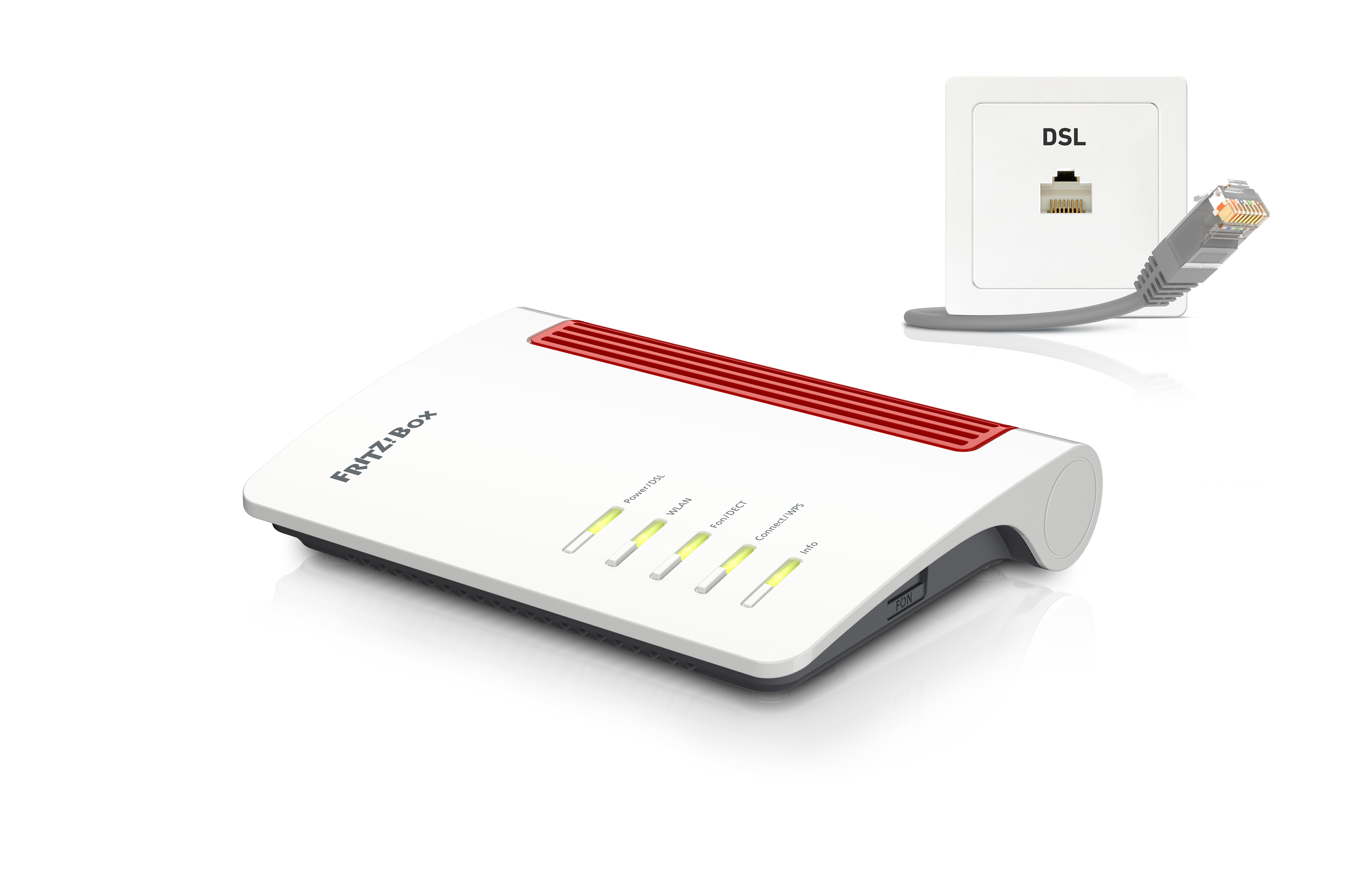 FRITZ! FRITZ!Box 7530 WLAN Router Wi-Fi 5 Dual-Band 866 Mbit/s