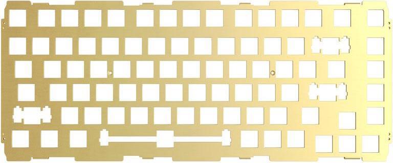 Glorious GMMK Pro 75 % Switch Plate - Messing, ANSI (GLO-ACC-P75-SP-B)