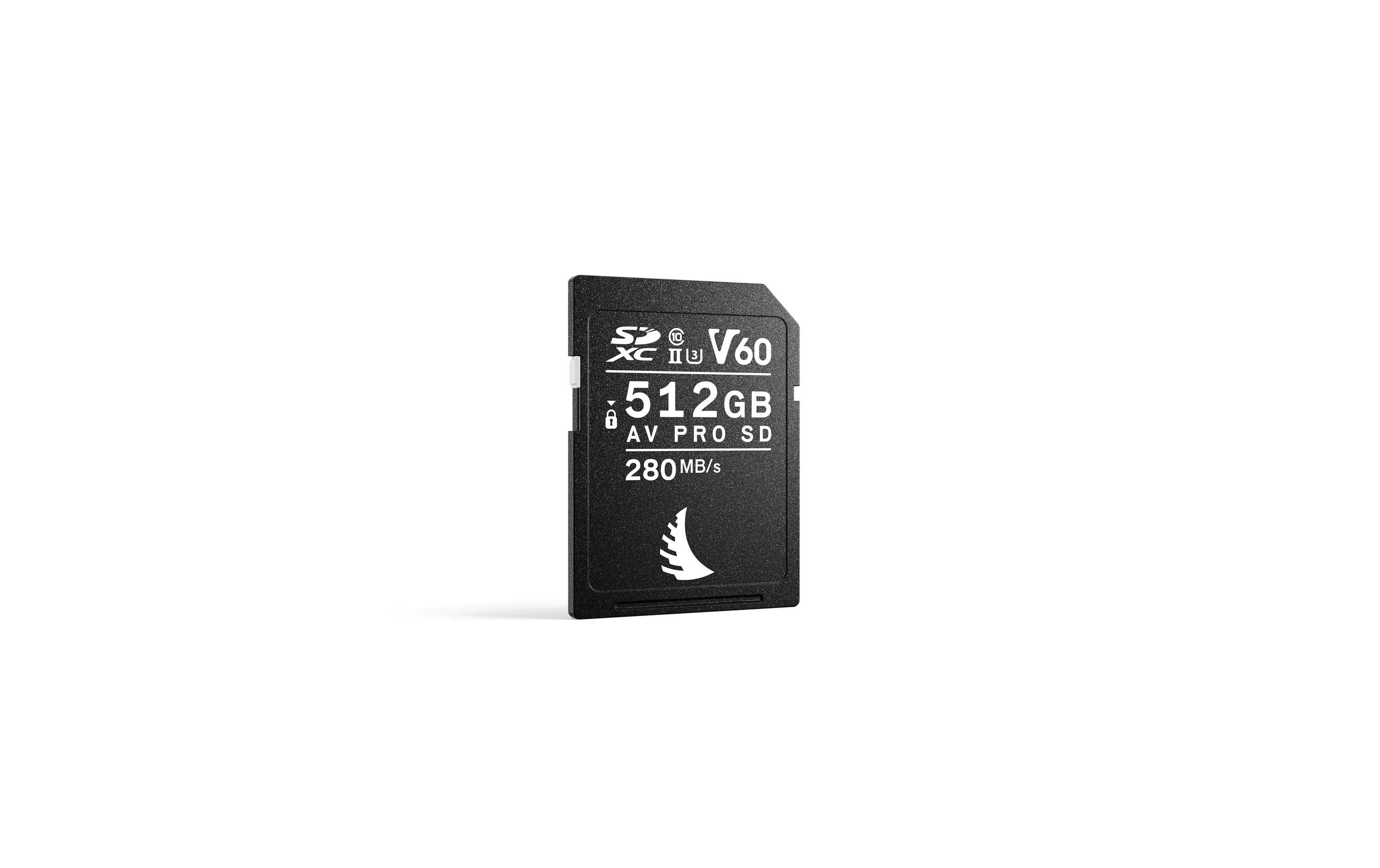 Angelbird AV PRO SD V60 MK2 512 GB SDXC UHS-II Schwarz