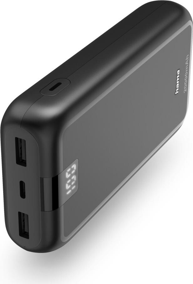 Hama Power Pack Performance 20, 20000mAh, 3 Ausgänge: USB-C, 2x USB-A, Anth. (00139547)