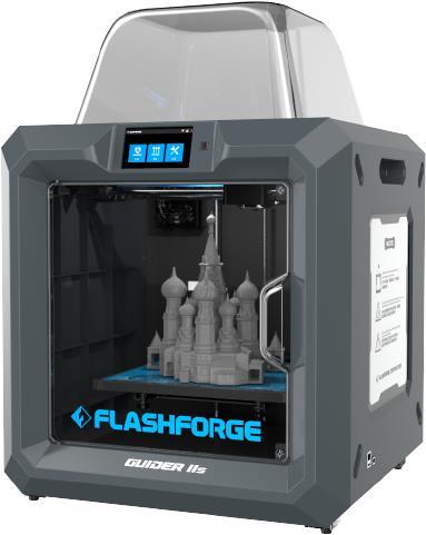 FLASHFORGE Guider IIS 2S v2 - with High Temp Extruder (SZ11S (Version 2020))
