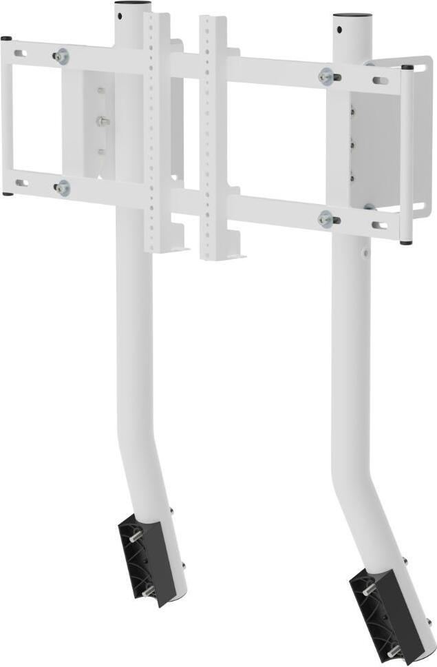 Oplite GTR S8 E-SPORT Monitorständer für einen Monitor 57" Stahl Weiß