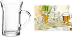 Esmeyer Montana Teeglas CYLON, mit Henkel, 200 ml spülmaschinengeeignet, Höhe: 115 mm - 6 Stück (410-828)