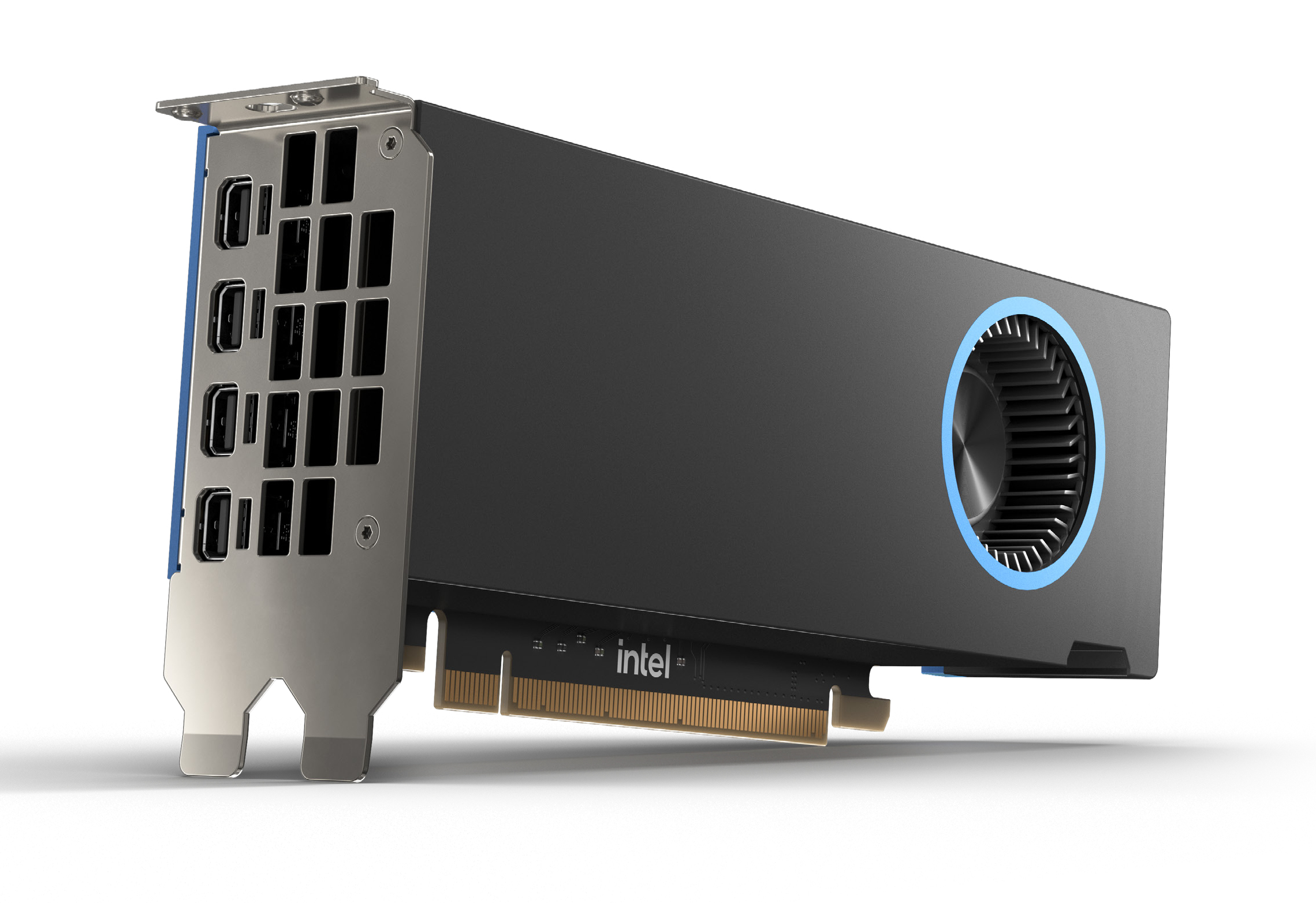 Intel Arc Pro B50 16 GB GDDR6 Grafikkarte Schwarz, Blau