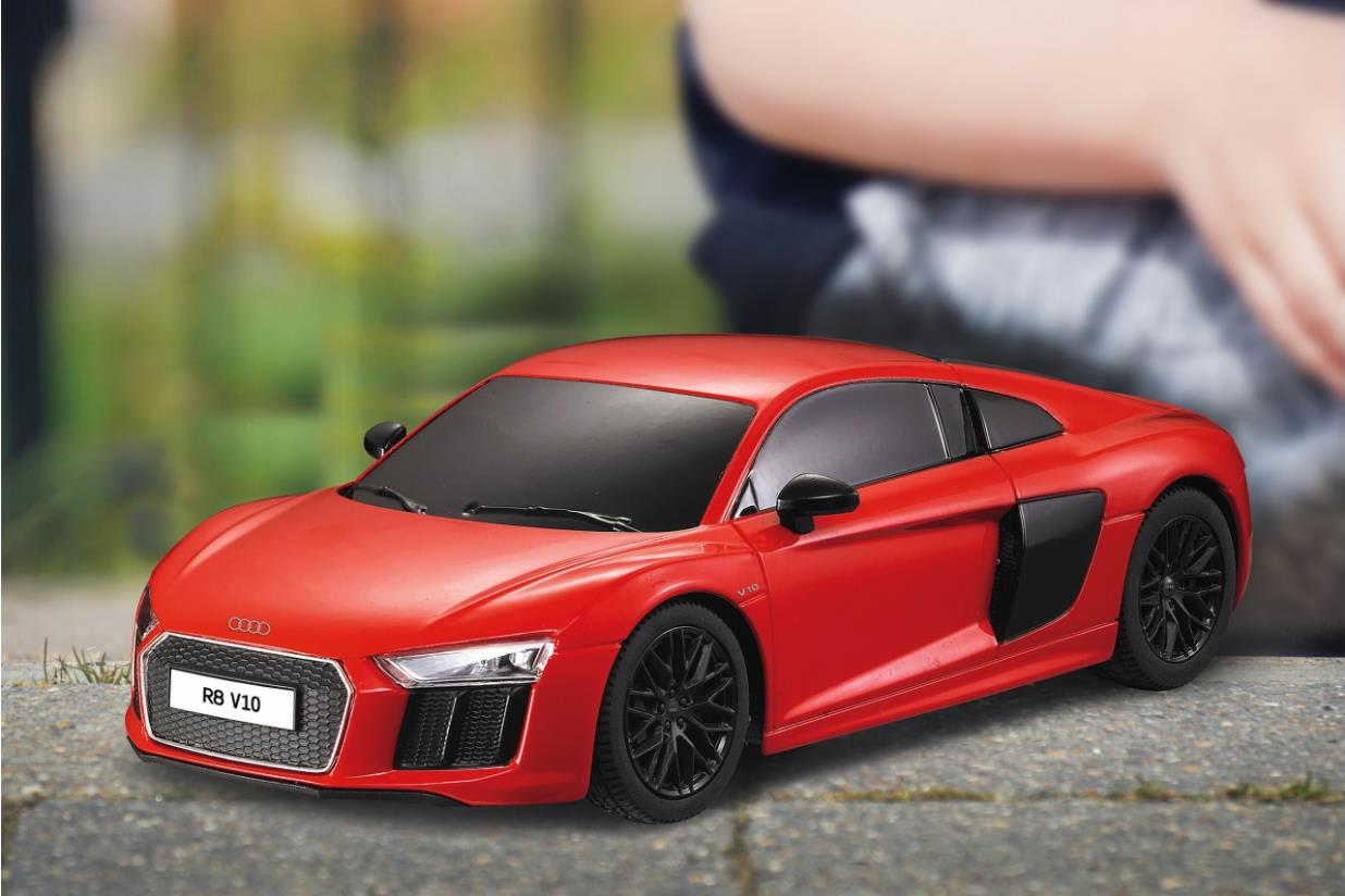 Jamara Audi R8 Radio-Controlled (RC) on-road racing car Elektromotor 1:24 (405100)