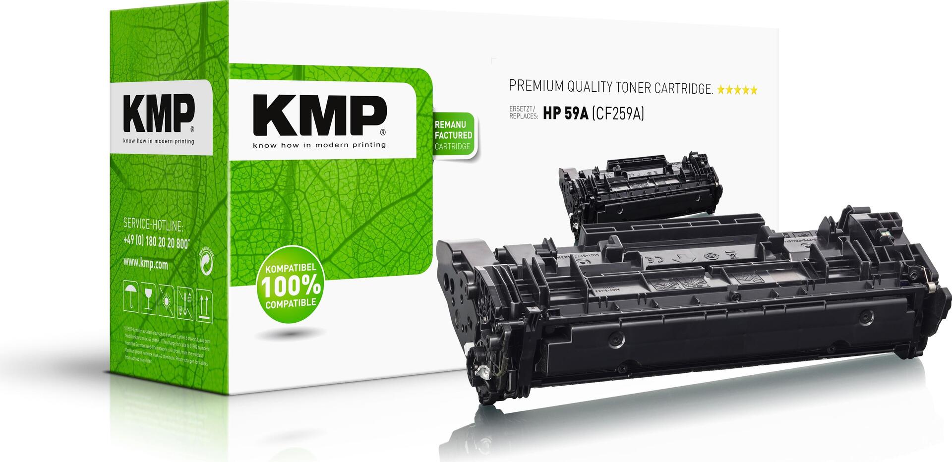 KMP 2557,0000 Tonerkartusche 1 Stück(e) Kompatibel Schwarz (2557,0000)