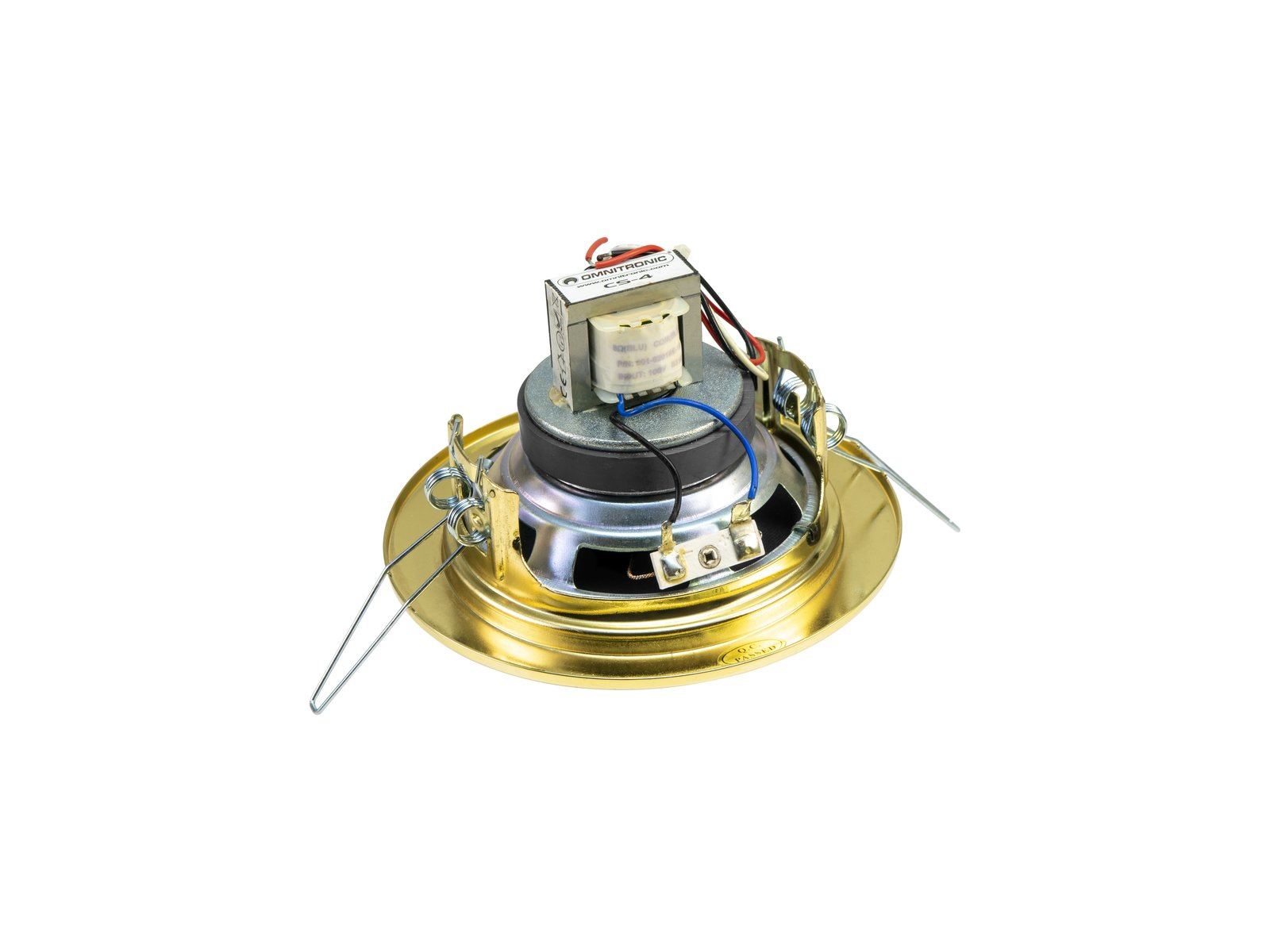 Omnitronic 80710207 Lautsprecher 2-Wege Passiv 6 W Gold