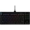 Logitech G Pro Mechanical Gaming Keyboard - Tastatur - backlit - USB - Deutschland - Tastenschalter: GX Blue Clicky - Schwarz
