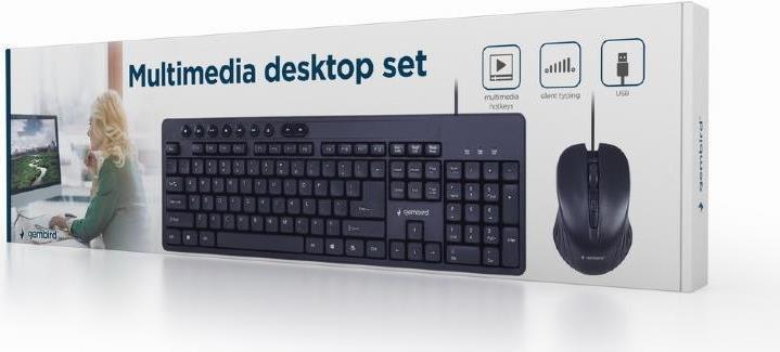 Gembird KBS-UM-04 Tastatur USB QWERTY US Englisch Schwarz (KBS-UM-04)