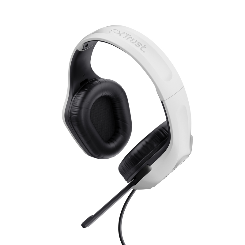 Trust GXT 415PS Zirox Kabelgebundenes Gaming-Headset Stereo 3,5 mm Over-Ear Schwarz, Weiß