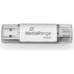 MEDIARANGE PENDRIVE COMBO 512GB USB 3.2 MEDIARANGE HIGH P. - 512 GB (MR940-1)
