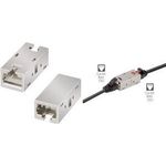 LogiLink Patchkabel-Verbinder Kat.6A, geschirmt, Industrie geeignet, RJ45 Kupplung (NP0067)