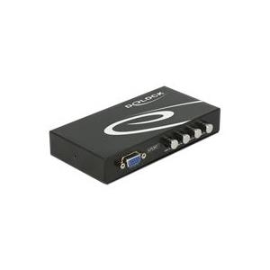 Delock Umschalter VGA 4 Port manuell bidirektional (87635)