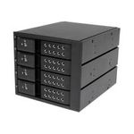 StarTech.com 4 Bay Aluminum Trayless Hot Swap Mobile Rack Backplane for 8,90cm (3.5") SAS II/SATA III (HSB4SATSASBA)