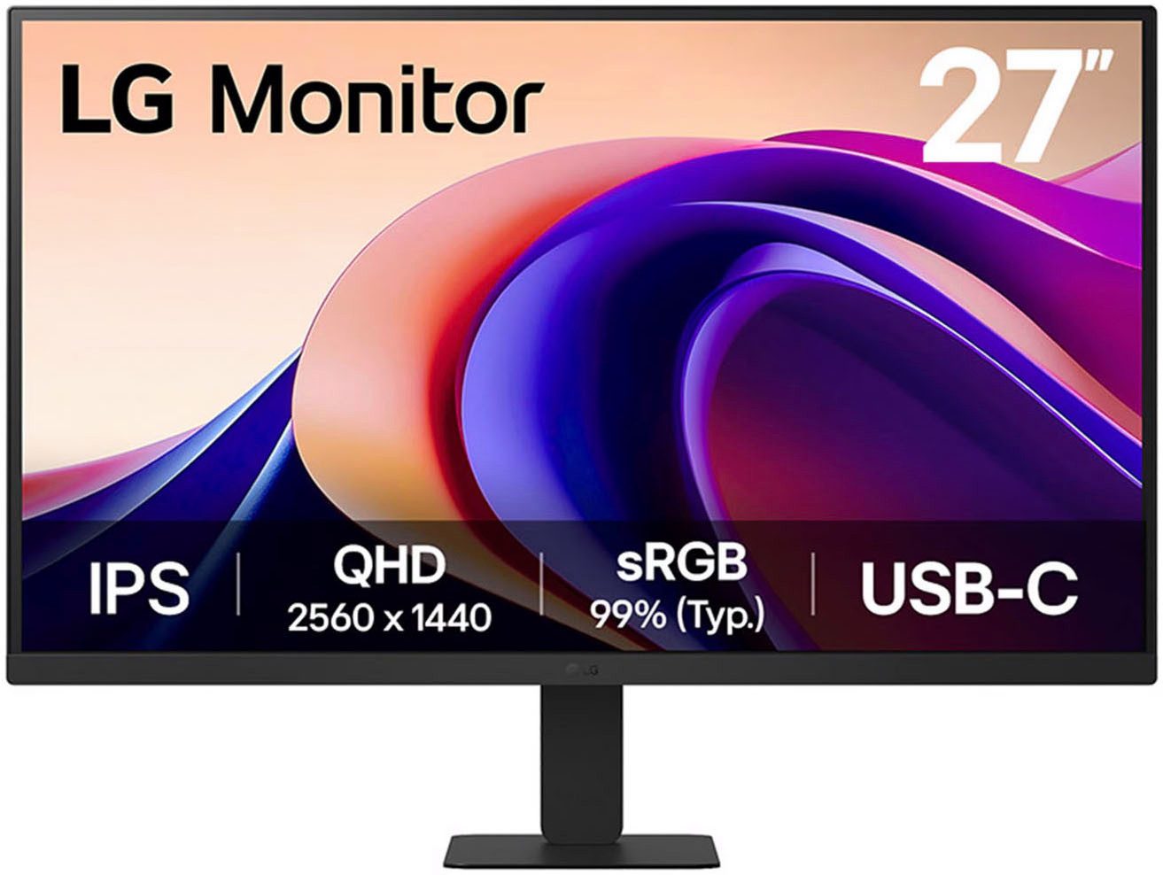 LG 27" 27U631A-B QHD IPS Monitor HDMI USB-C 16:9 [Energieklasse F] (27U631A-B.AEUQ)