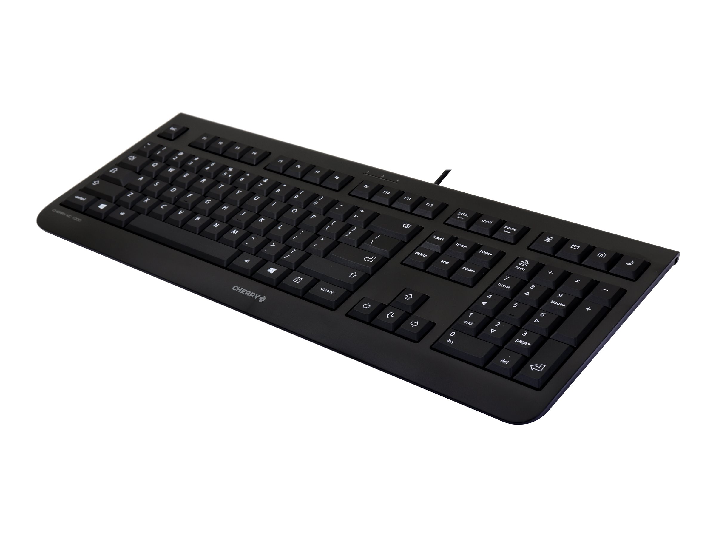 Cherry KC 1000 Tastatur USB QWERTY Schwarz