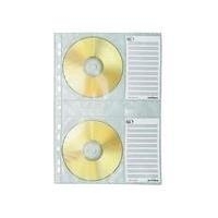 DURABLE CD-/DVD-Hülle COVER M, für 4 CD's, PP, DIN A4 (5222-19)