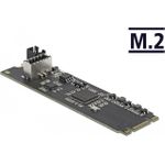 DeLOCK Converter M.2 Key B+M male to 1 x internal USB 3,2 Gen 2 key A 20 pin female (63330)