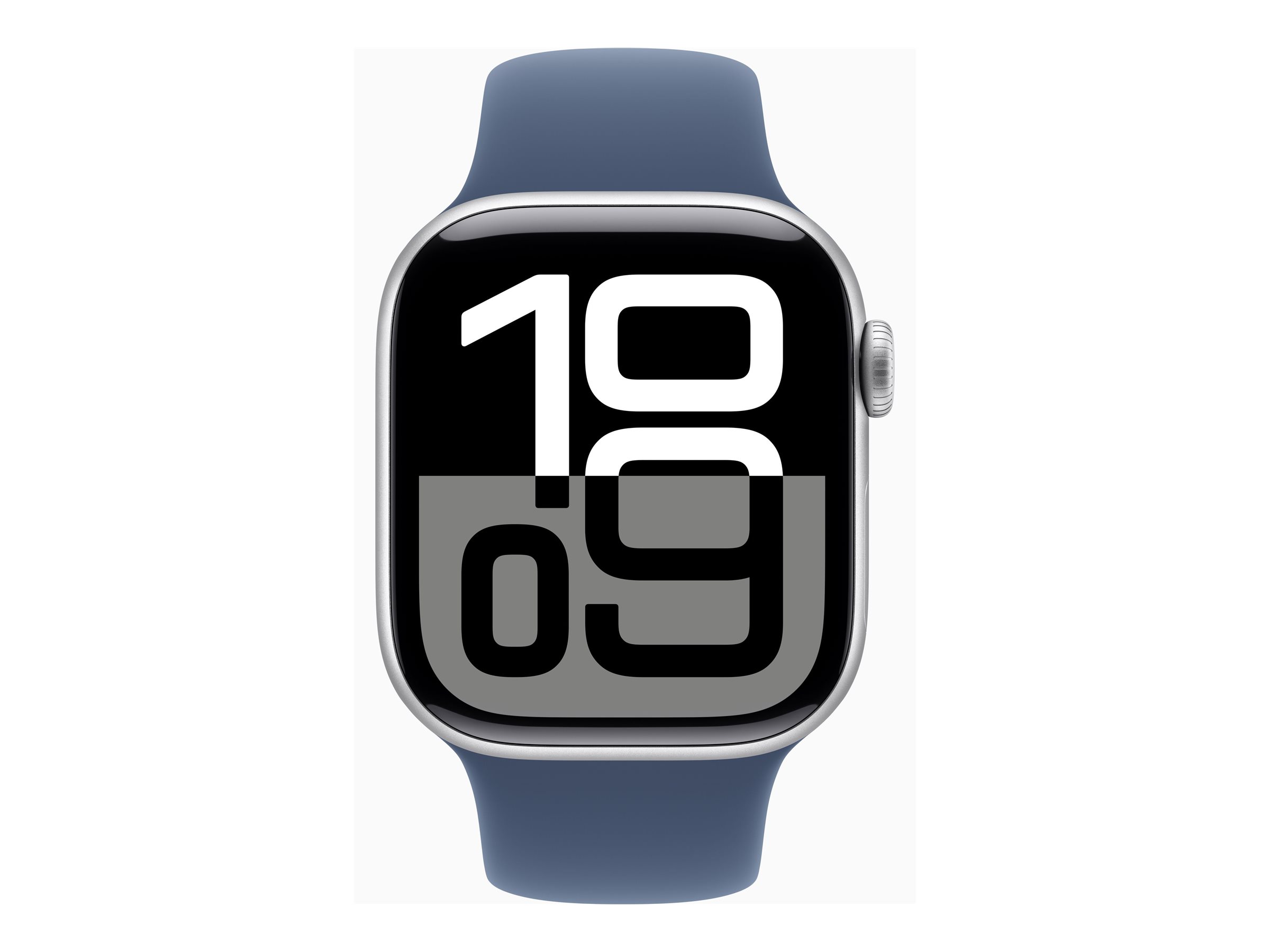 Apple Watch Series 10 (GPS) 42 mm Aluminium Sport Band S/M Silver Denim