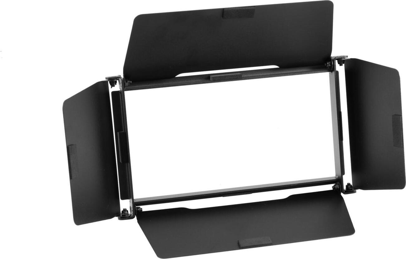 EUROLITE Flügelbegrenzer für Multiflood IP 8x10W RGBW Wash – Metall schwarz 24,5 cm