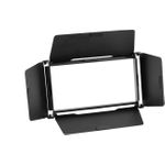 EUROLITE Flügelbegrenzer für Multiflood IP 8x10W RGBW Wash – Metall schwarz 24,5 cm