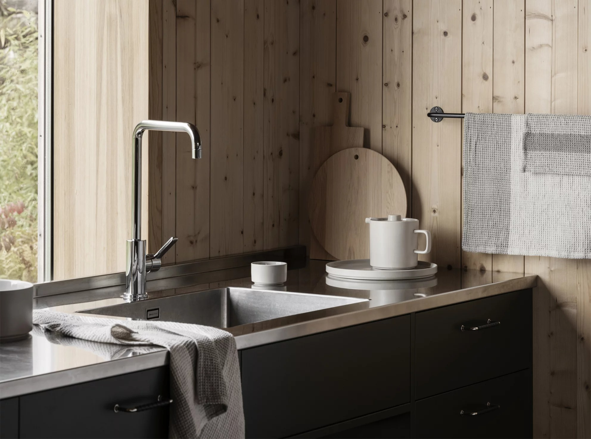 blomus Schneidebrett BORDA Holz Braun
