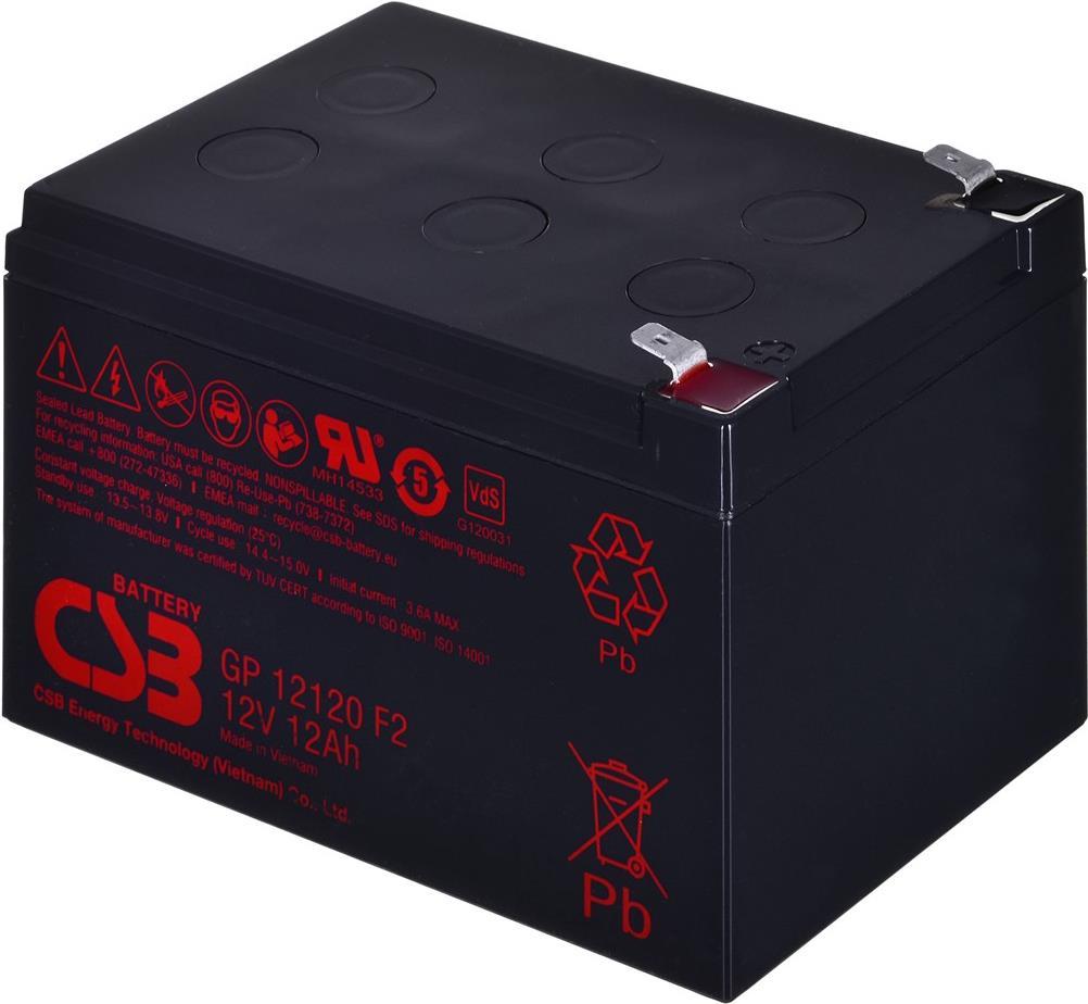 CSB GP12120F2 12V 12Ah Batterie (GP12120F2)