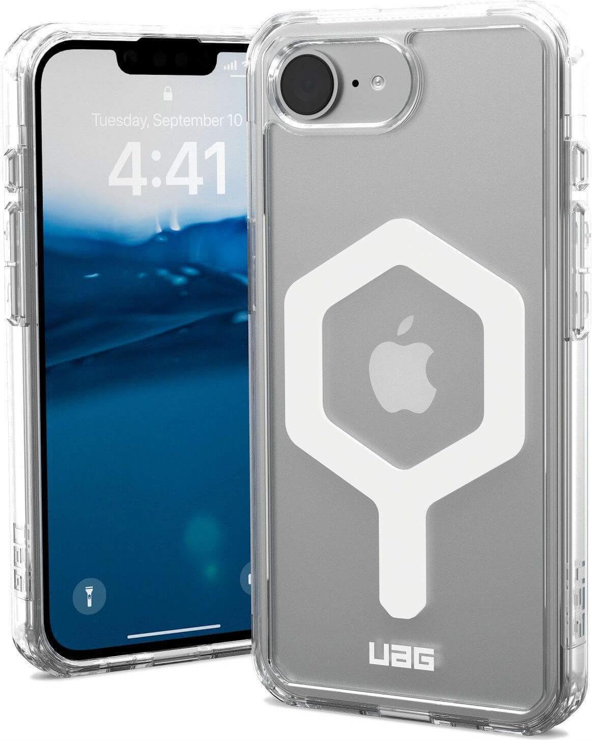 Urban Armor Gear UAG Plyo MagSafe Case| Apple iPhone 16e| ice transparent/weiß| (114501114341)