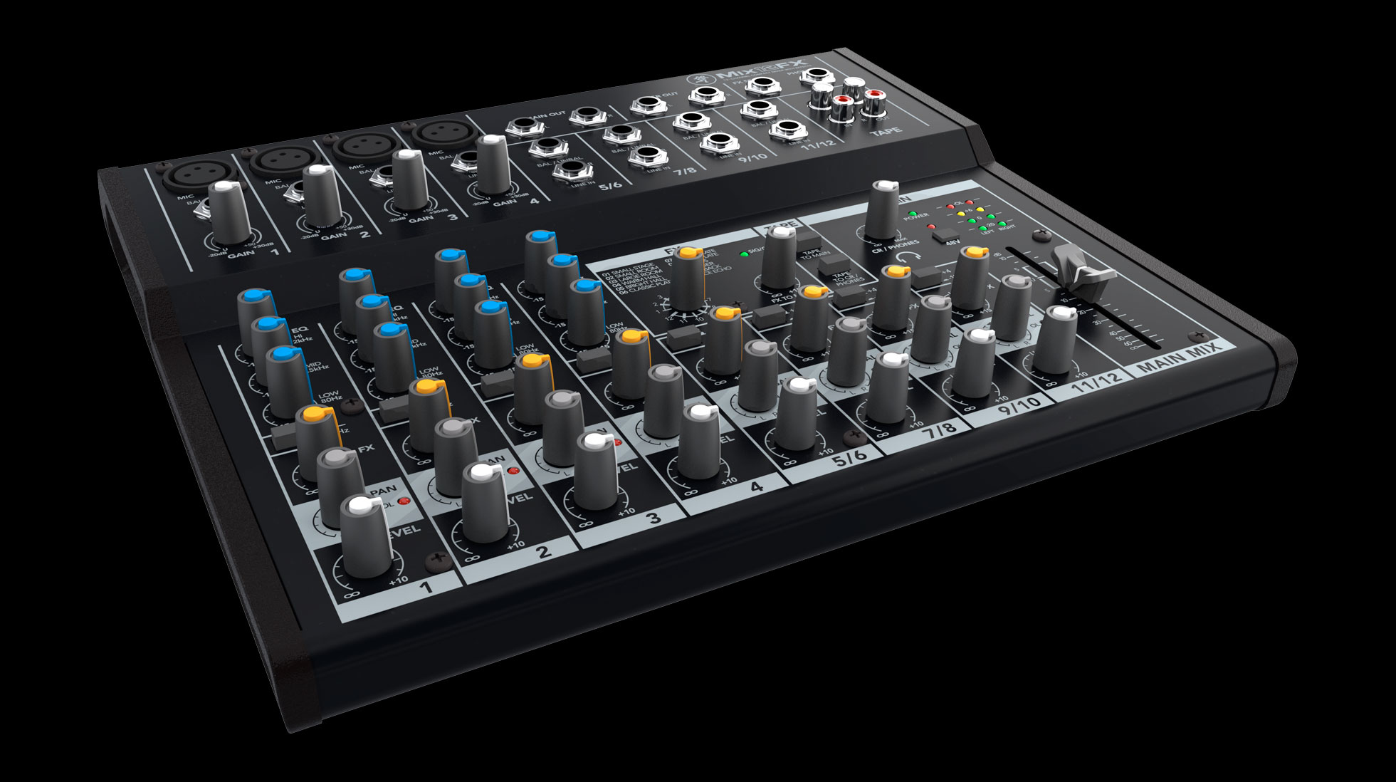 Mackie Mix12FX Mischpult 12 Kanäle 20 - 30000 Hz Schwarz