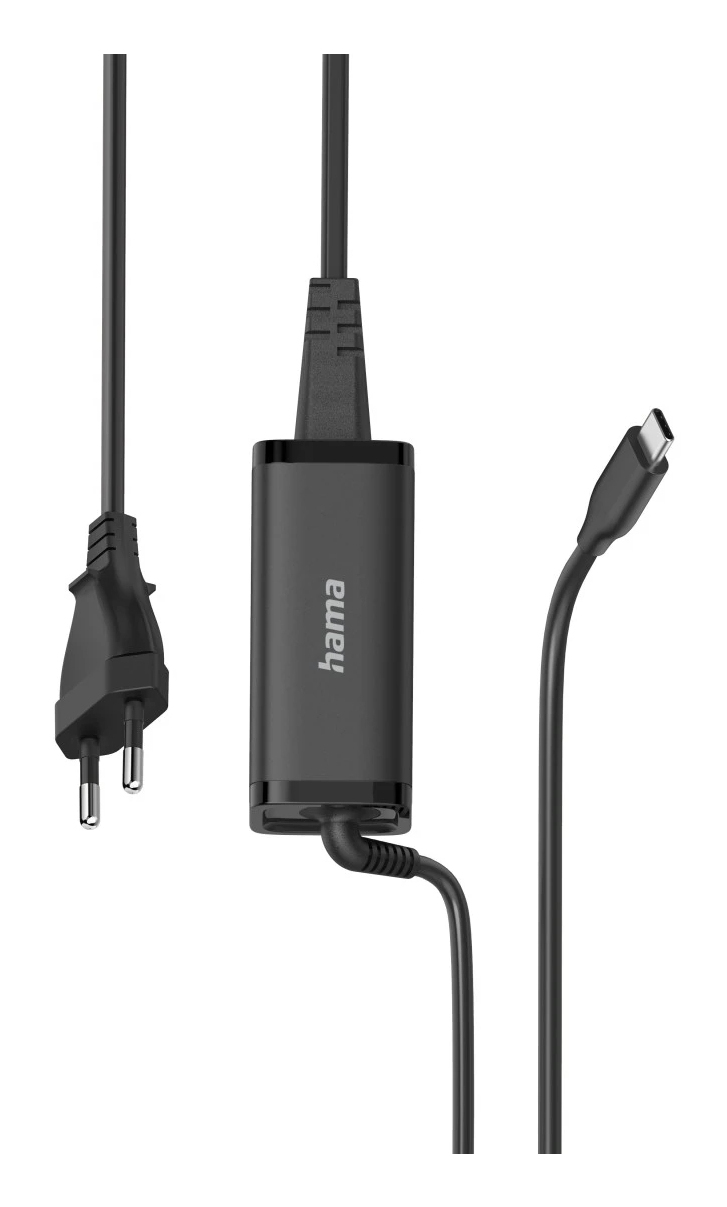 Hama 00200023 Universal USB-C Notebook-Netzteil 65 W Schwarz