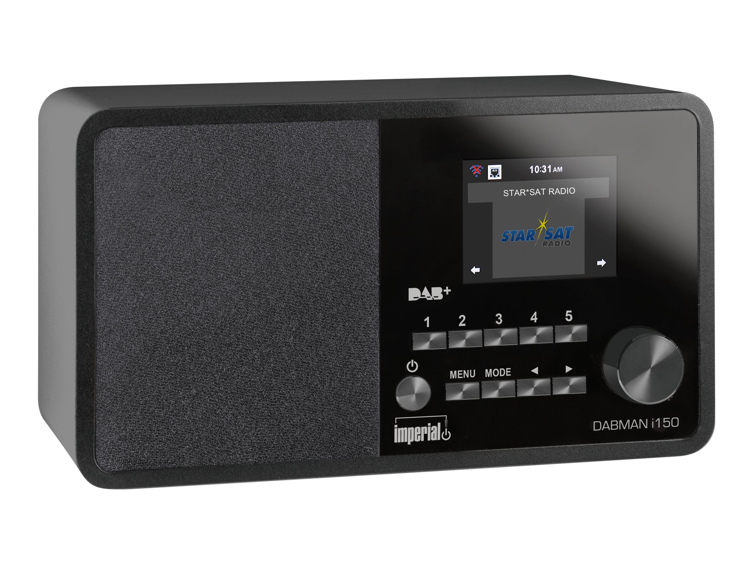 Imperial DABMAN i150 Tragbares Radio DAB+ UKW Internetradio Schwarz
