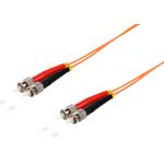 S/CONN maximum connectivity LWL-Duplex Patchkabel ST/ST 50/125µ, OM2, 10,0m (77910)