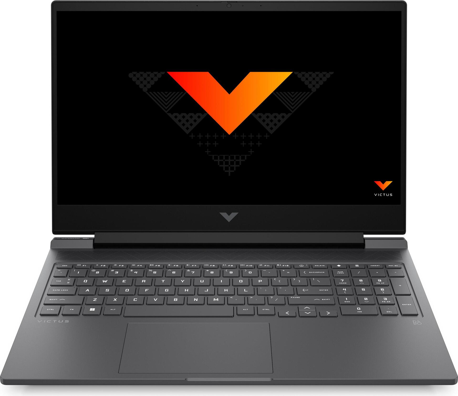 HP Victus Gaming 16-r0456ng Laptop 40,9 cm (16.1") Full HD Intel® Core™ i5 i5-13500H 16 GB DDR5-SDRAM 512 GB SSD NVIDIA GeForce RTX 4060 Wi-Fi 6 (802.11ax) FreeDOS Schwarz (8V421EA+6N0B0AA)