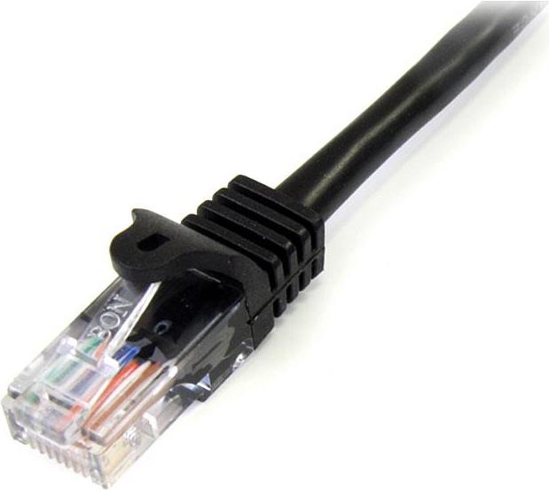 StarTech.com 5m Black Cat5e / Cat 5 Snagless Patch Cable 5 m (45PAT5MBK)