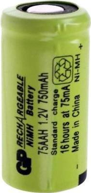 GP Batteries Spezial-Akku 2/3 AA Flat-Top NiMH GP75AAH 1.2 V 750 mAh (30075AAH)